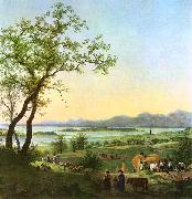 Peter von Hess Am Chiemsee France oil painting artist